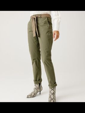 Women's Olive Chino Pants